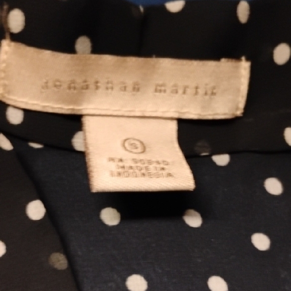 Jonathan Martin Polka Dot Blouse - Picture 2 of 9